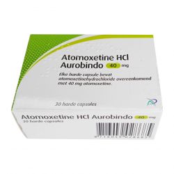 Атомоксетин HCL 40 мг Европа :: Аналог Когниттера :: Aurobindo капс. №30 в Бийске и области фото