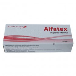 Альфатекс (Эубетал Антибиотико) глазная мазь 3г в Бийске и области фото